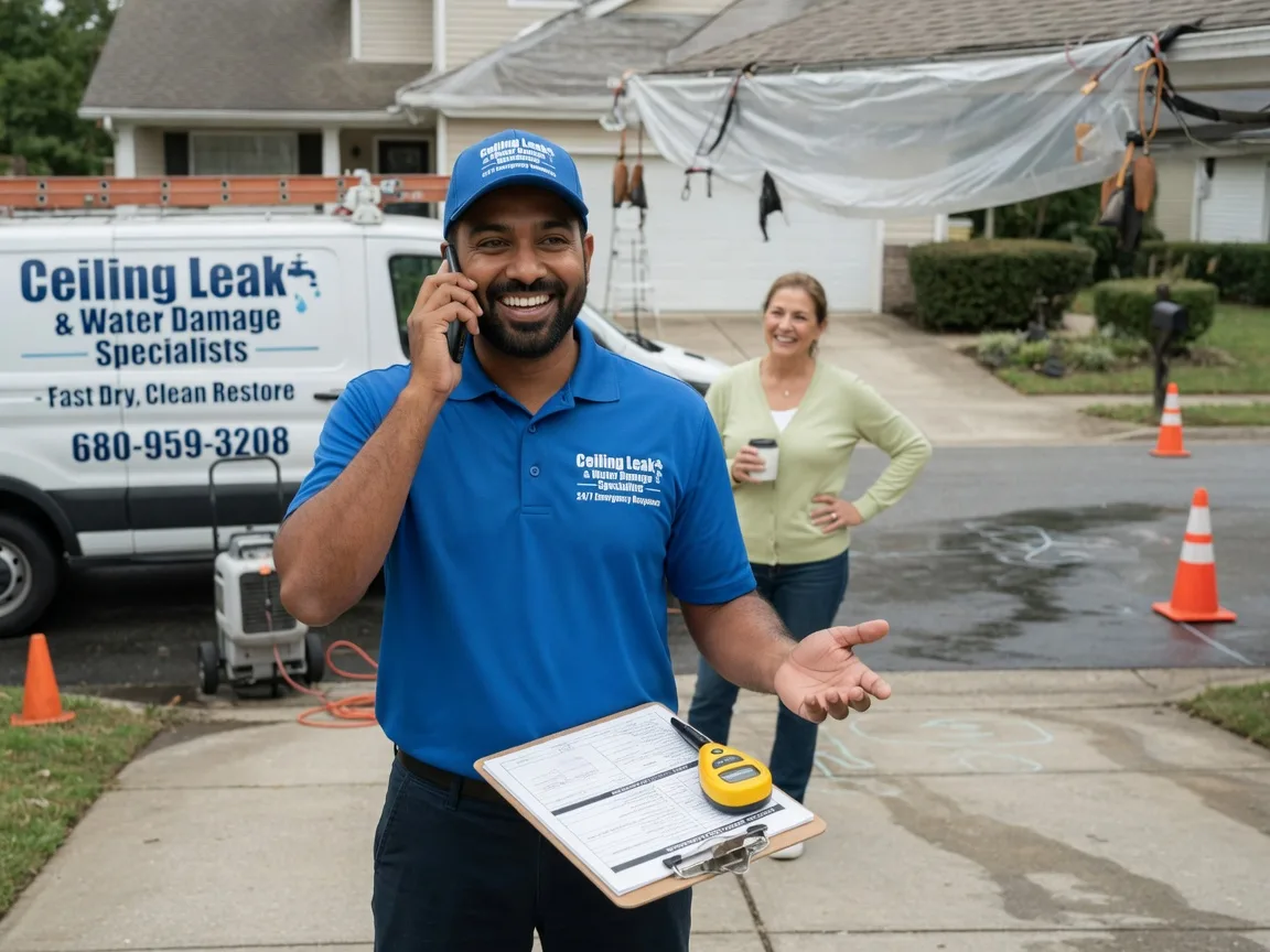 Ceiling Leak Cleanup Manderson, WY FAQs